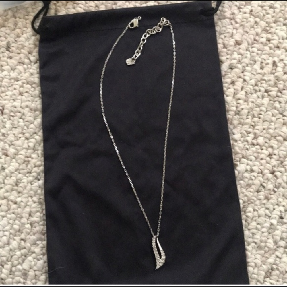 Silver Swarovski necklace